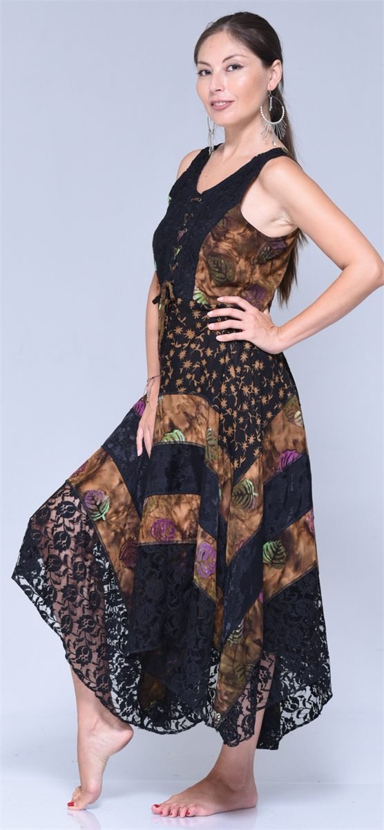 Lace hotsell batik dress