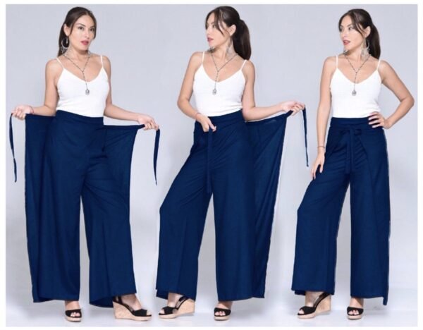 Wrap Tie Boho Palazzo Wide Leg Pant - LotusTraders