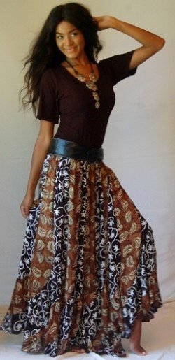 Gypsy maxi outlet skirts