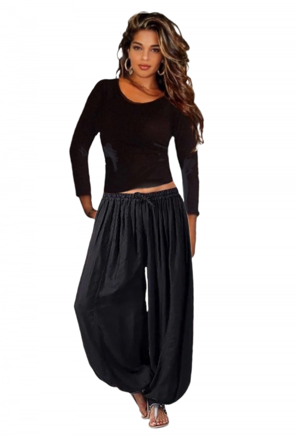 AvaCostume Womens Modal Cotton Soft Yoga Sports Dance Harem Pants Black  X-Large : Amazon.in: Clothing & Accessories