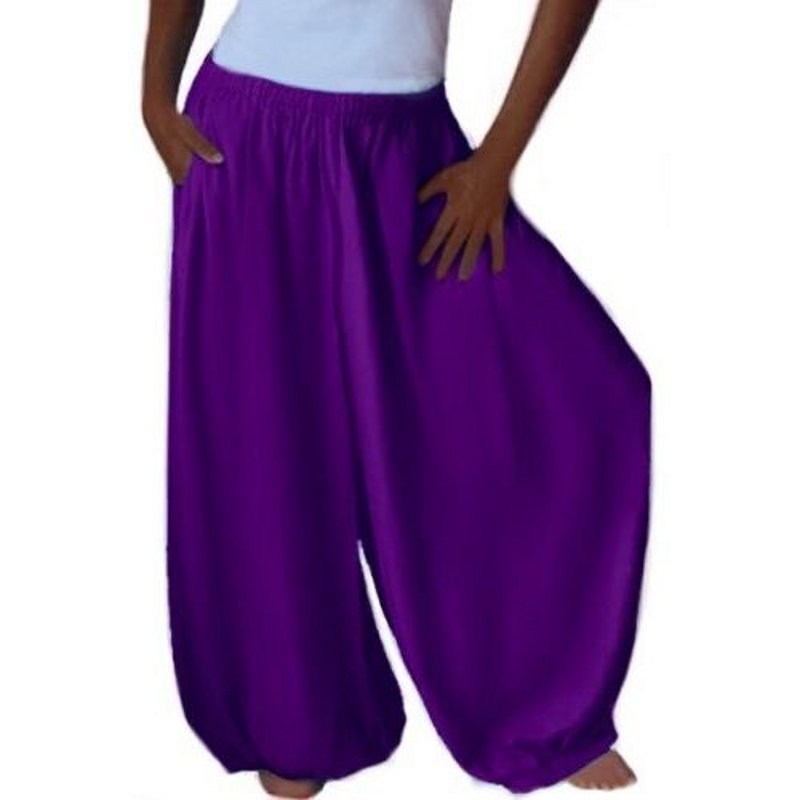 Be Extra! Purple Dream Boho Harem Pants