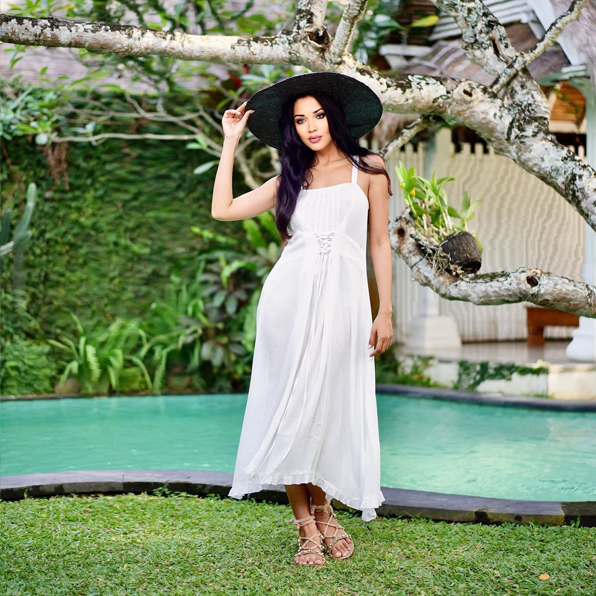lace white slip dress Alice Mini Dress White Lace  Cherie