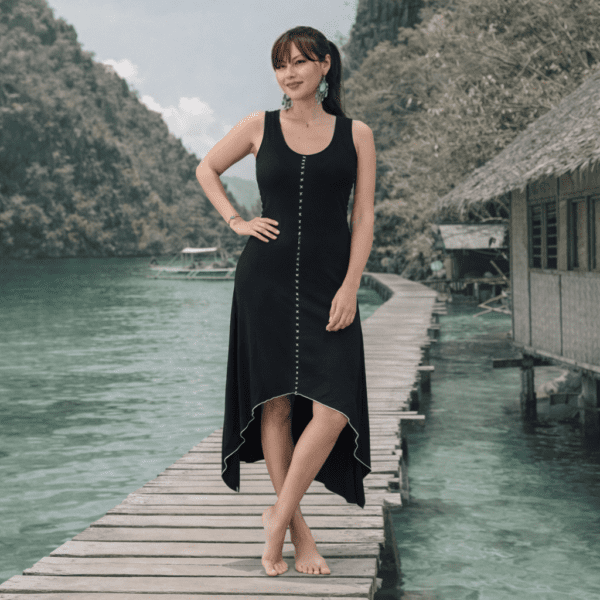 chinese dress ladies Floating Petals Rayon Maxi Dress – Abi+Ari main image 0