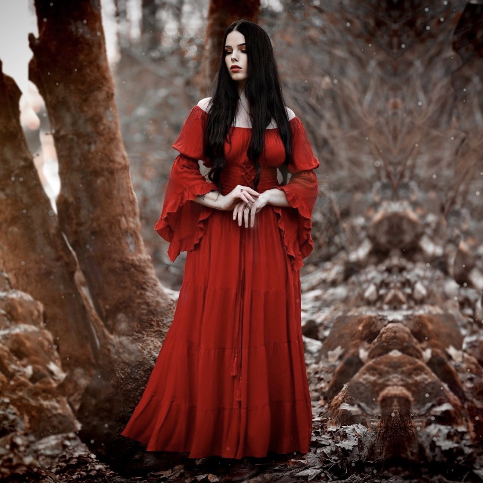 Red Renaissance Dress