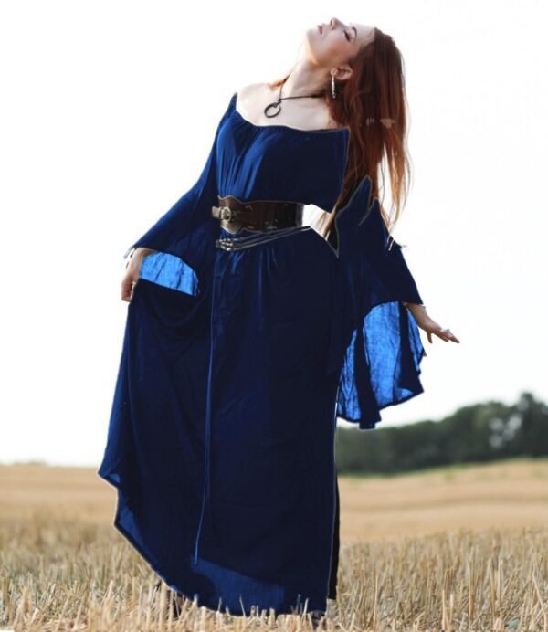 princess polly baby blue dress 500+ Beautiful Woman In Blue Medieval Dress Stock Photos, Pictures &  Royalty-Free Images main image 0