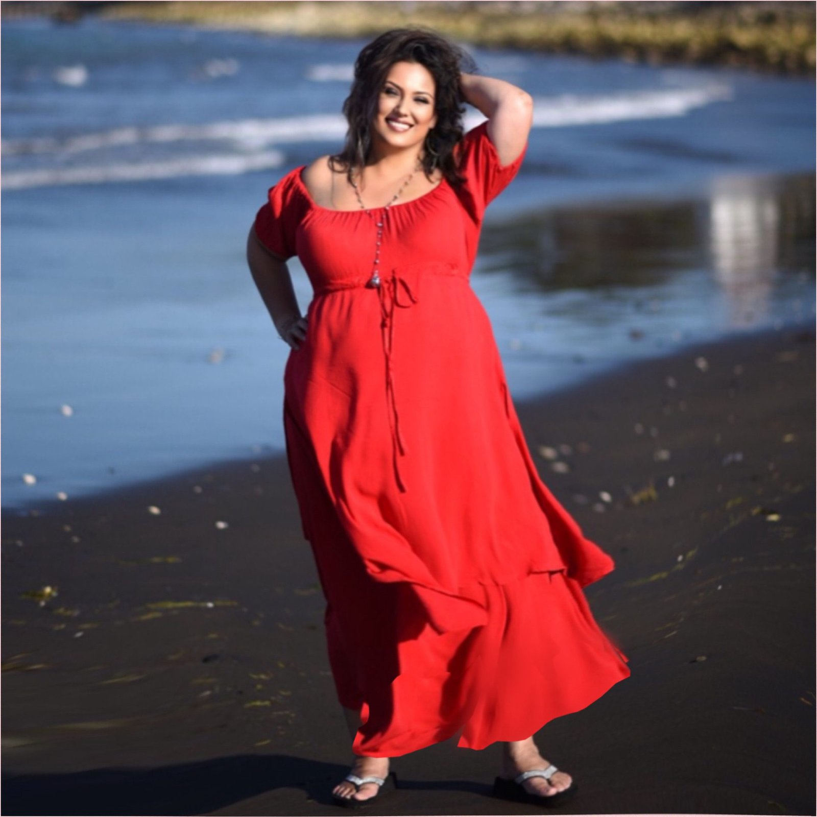 oversized evening dress Off-the-Shoulder Plus-Size Long Prom Dress Eggplant / 20 main image 0