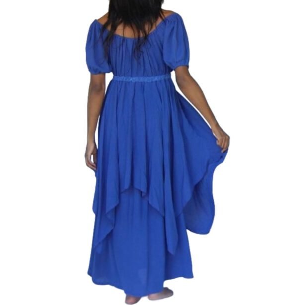racing green bridesmaid dress Peasant Maxi Dress- Green main image 0